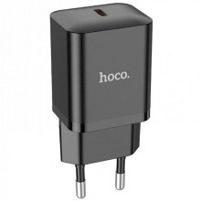 Мережевий зарядний пристрій HOCO N27 Innovative single port PD20W charger Black (6931474783448) (14795)