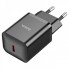 Мережевий зарядний пристрій HOCO N27 Innovative single port PD20W charger Black (6931474783448) (14795)