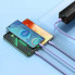 Кабель Baseus Flash Series Ⅱ One-for-three Fast Charging Data Cable USB to M+L+C 66W 1.2m Purple (CASS040005) (14895)