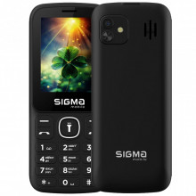 Мобильный телефон Sigma X-style 242 LUCKY Black (4827798792919) (16895)