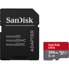 Карта памяти SanDisk 256GB microSDXC class 10 UHS-I Ultra (SDSQUAC-256G-GN6MA) (17106)