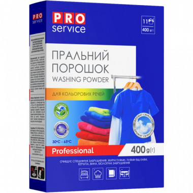 Стиральный порошок PRO service Professional Для цветных вещей 400 г (4823071664188) (20106)