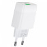 Мережевий зарядний пристрій HOCO C72Q Glorious single port QC3.0 charger 18W White (6931474732514) (20206)