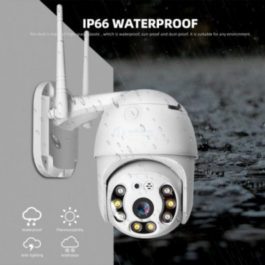 Камера наружная поворотная уличная CAMERA CAD N3 APP WIFI IP 2.0mp белая (9206)