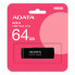 Флеш-накопичувач ADATA USB 3.2 UC310 64Gb Black (UC310-64G-RBK) (306)