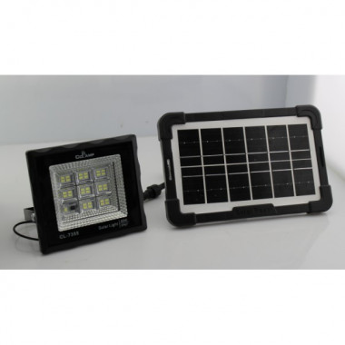 Фонарь прожектор аккумуляторный с солнечною панелью CC Lamp CL 7355 (9306)