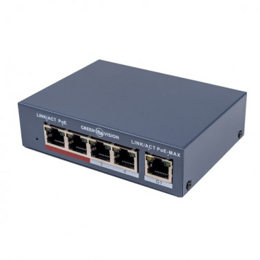 Коммутатор сетевой POE GV-017-AI-4+1P (2506)