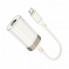 Адаптер переходник HOCO UA41B Crystal, Type-C to Ethernet RJ45 (100 Mbps) (18606)