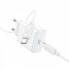 Мережевий зарядний пристрій HOCO C76A Pro Majestic single port PD30W charger set (Type-C to Type-C)(EU) White (6942007616324) (19906)