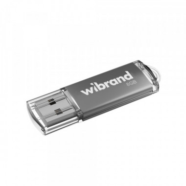 Флеш-накопичувач Wibrand USB 2.0 Cougar 8Gb Silver (WI2.0/CU8P1S) (16)