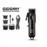 Аккумуляторный триммер машинка для стрижки волос Geemy GM-8040 с 4 насадками (14316)