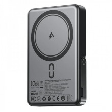 Зовнішній акумулятор ACEFAST M17 PD20W/22.5W magnetic fast charging power bank with built-in stand 10000mAh Black (6974316284000) (16316)