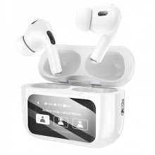 Бездротові навушники HOCO EW72 Soar true wireless ANC Noise Reduction touch screen BT headset White (6942007629829) (8416)