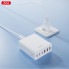 Сетевое зарядное устройство XO L133 3 USB-A 3 USB-C 75W Белый (9416)