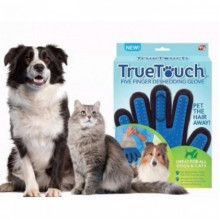 Перчатка для животных вычесывания True Touch Pet Brush Gloves (17516)