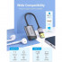 Адаптер Vention USB External Sound Card 0.15M Gray Metal Type (CDKHB) (CDKHB) (18916)