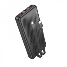Зовнішній акумулятор BOROFONE BJ57 Graceful 22.5W+PD20W fully compatible power bank with cable (10000mAh) Black (6941991111846) (19916)