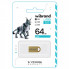 Флеш-накопичувач Wibrand USB 2.0 Lynx 64Gb Gold (WI2.0/LY64M2G) (126)