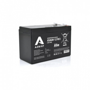 Батарея к ИБП AZBIST 12V 7Ah Super AGM (ASAGM-1270F2) (16126)
