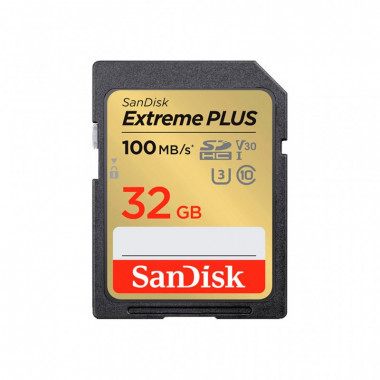 Карта памяти SanDisk 32GB SDXC class 10 Extreme PLUS (SDSDXWT-032G-GNCIN) (17126)