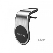Автотримач для телефона BOROFONE BH10 Air outlet magnetic in-car holder Silver (6931474704405) (17426)