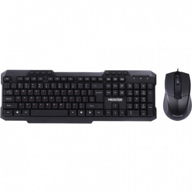 Комплект Maxxter KMS-CM-02-UA USB Black (KMS-CM-02-UA) (16526)