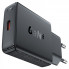Мережевий зарядний пристрій ACEFAST A65 PD20W GaN single USB-C ultra-thin charger Black (6974316282686) (14726)