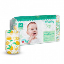 Подгузники Offspring Tangy Orange Размер M 6-10 кг 42 шт (DP-OI-FAT-M42P-TGYORN) (7726)