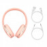 Бездротові накладні навушники Baseus Encok Wireless headphone D02 Pro Pink (NGTD010304) (8726)