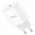 Мережевий зарядний пристрій HOCO C104A Stage single port PD20W charger White (6931474782892) (14926)