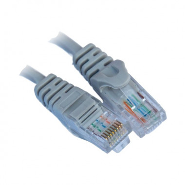 Патч-корд Gear Сat5E UTP 24 AWG 10м серый (1926)