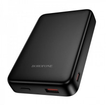 Зовнішній акумулятор BOROFONE BJ82A Dawn PD20W magnetic power bank(10000mAh) Black (6941991124808) (19926)