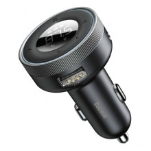 АЗП з FM-модулятором Baseus Enjoy Car Wireless MP3 Charger (Wireless 5.0+5V/3.4A) Black (CCLH-01) (15036)