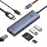 USB Hub Baseus Flite 7-Port Type-C to HDMI4K 60Hz*1+USB3.0*2+PD*1+RJ45*1+SD/TF3.0*1 Cерый (2036)