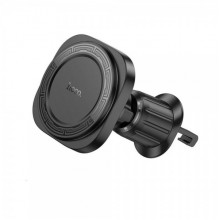 Автотримач для телефона HOCO H28 Rainbow ring magnetic car holder(air outlet) Black (6942007611459) (20136)