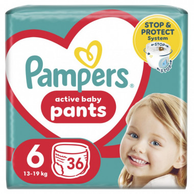 Подгузники Pampers трусики Pants Giant Размер 6 (15+ кг) 36 шт. (8006540069028) (7236)