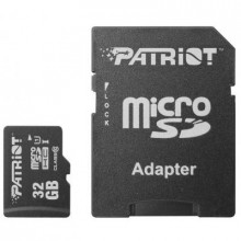Карта памяти Patriot 32GB microSD class10 (PSF32GMCSDHC10) (436)