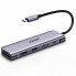 USB-хаб UGREEN USB-C to 2 Ports USB3.0-A Hub + HDMI + TF/SD with PD Power Supply (Space Gray) (UGR-70411) (14736)