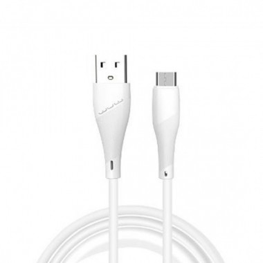 Кабель WUW-X196 USB Micro 2,4A 1m white (6972573335572) (19736)