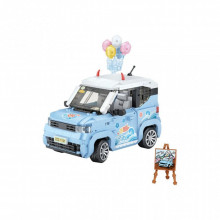 Конструктор LOZ mini Автомобиль MINI голубой (1131) (7836)