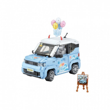 Конструктор LOZ mini Автомобиль MINI голубой (1131) (7836)