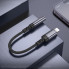 Перехідник BOROFONE BV24 Graceful digital audio converter cable iP to 3.5mm Metal Grey (6941991120398) (21046)