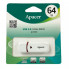 Флеш-накопичувач Apacer USB 2.0 AH333 64Gb White (AP64GAH333W-1) (146)