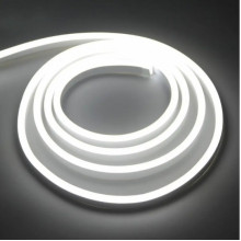 Светодиодная неоновая лента NEON 220В JL 2835-120 G IP65 герметичная 5 метров Белая (18346)