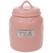 Банка фарфорова Necollie "Tea" 900мл, рожева (2546)