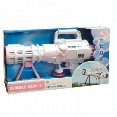 Базука с мыльными пузырями Bazooka Bubble Gun Розовый (20846)