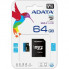 Карта памяти ADATA 64GB microSD class 10 UHS-I A1 Premier (AUSDX64GUICL10A1-RA1) (21846)
