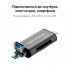 Кардридер Vention USB3.0 Multi-function Card Reader Gray Metal Type (CCHH0) (CCHH0) (18946)
