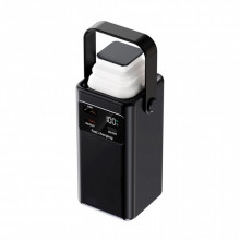 Батарея универсальная TheGeneral 20000mah Glim, 22.5W Fast Charge PD Lamp Black (40012919-01) (19056)