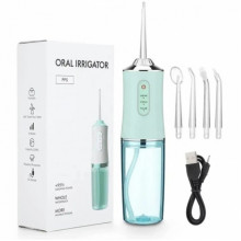 Ирригатор портативный электрический Oral Irrigator S3J2 для зубов Зелёный (22056)